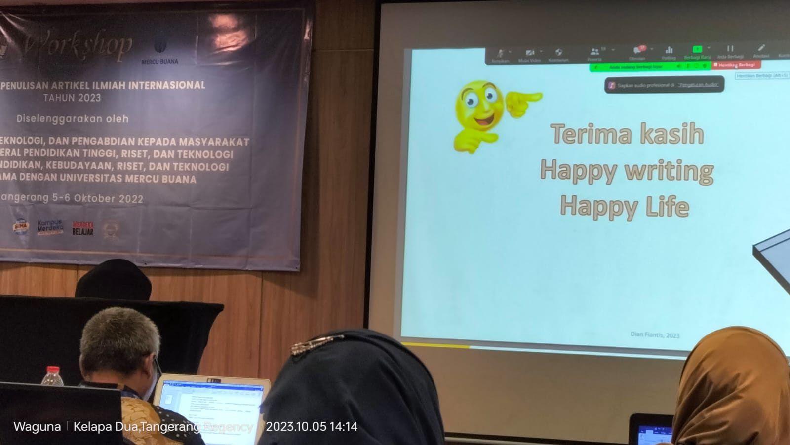 Pelatihan Penulisan Jurnal Internasional Bereputasi